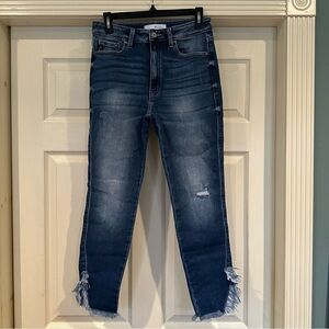 KanCan Dark Blue Ankle Jeans